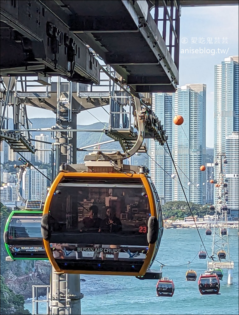 釜山松島纜車，水晶車廂腳底全透明超刺激😱 +松島天空步道