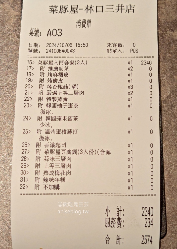 菜豚屋林口三井店，台北雨天備案好處去(姊姊食記)