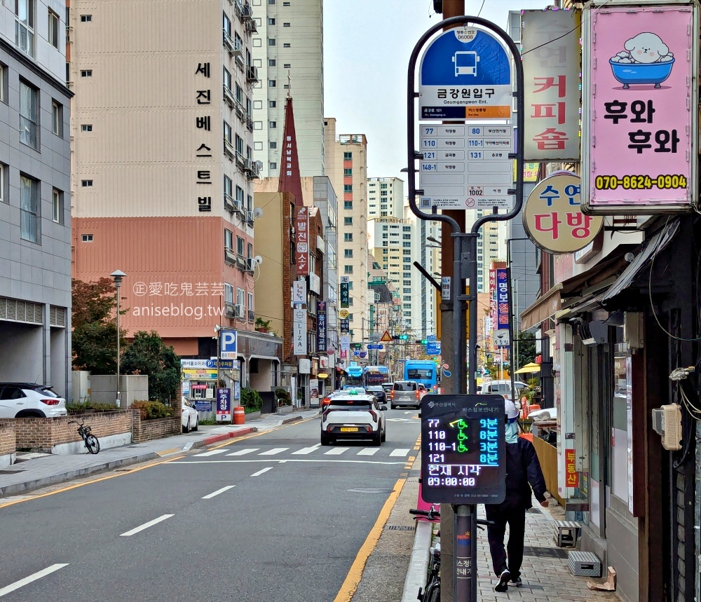 金剛公園纜車，金井山城南門，釜山賞楓景點(姊姊遊記)