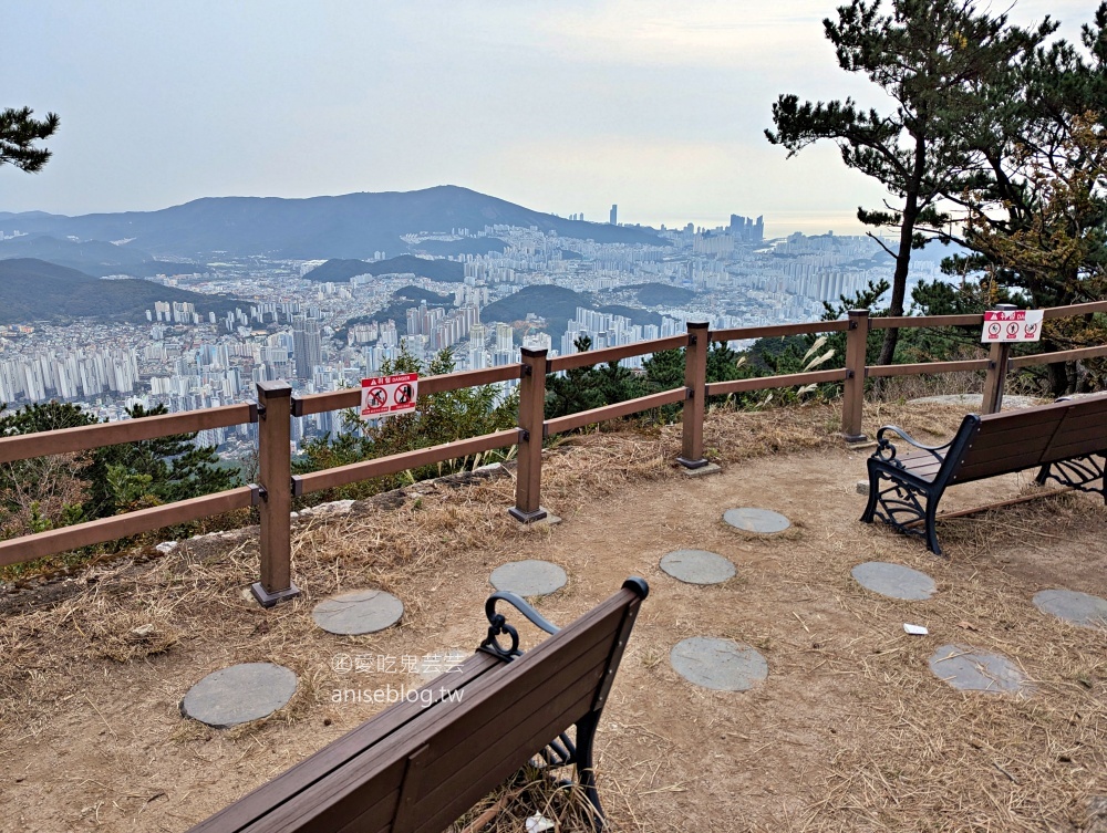 金剛公園纜車，金井山城南門，釜山賞楓景點(姊姊遊記)