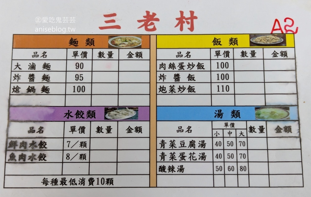 三老村醬肉、水餃、豬腳滷味，文山區美食老店(姊姊食記)