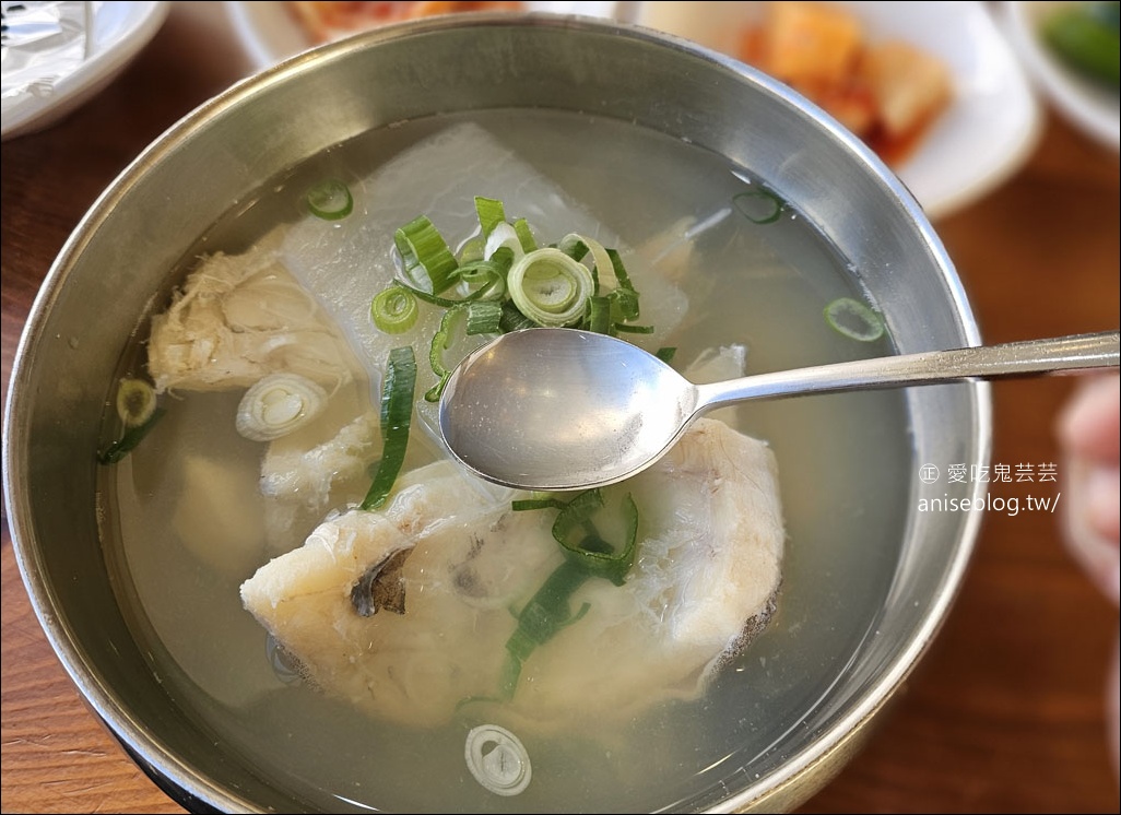 海雲台美食 | 舒暢鱈魚湯，釜山超人氣在地美食，鮮美可口的鱈魚湯