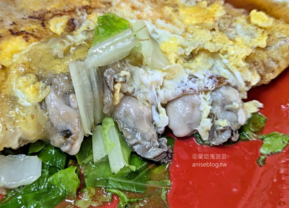 樹林無名肉羹麵，早餐吃脆皮蚵仔煎很可以，還有超厚實肉羹湯(姊姊食記)