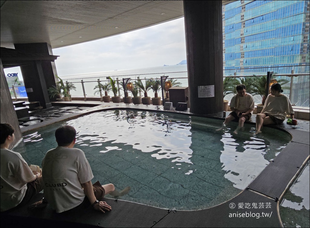 海雲台汗蒸幕 | Club D Oasis，坐擁海雲台無敵海景