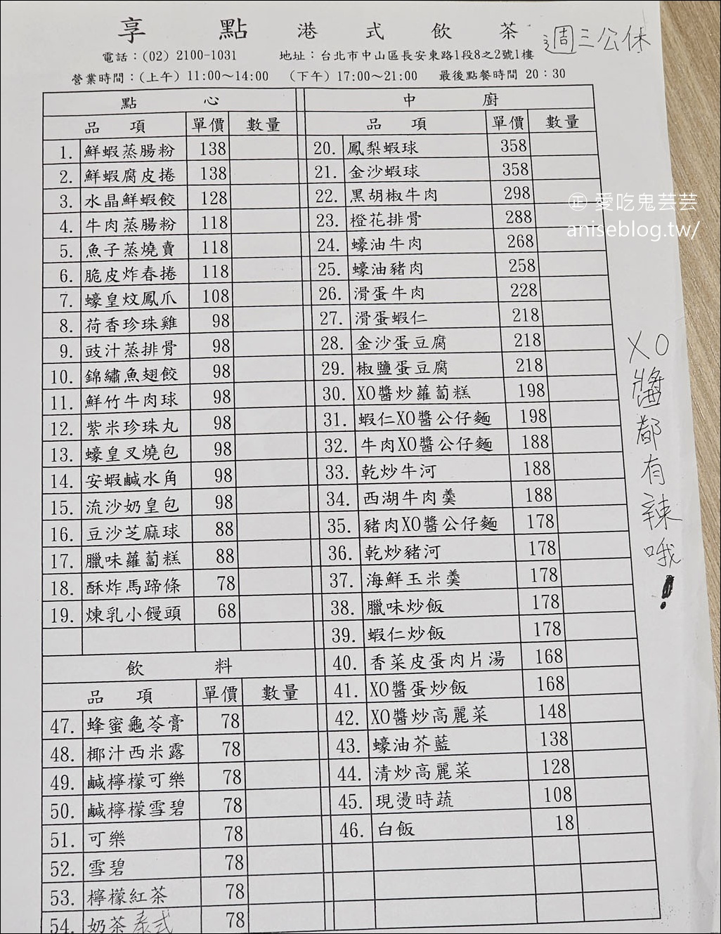 享點港式飲茶，平價港點、飲茶推薦 ( 近中山站、善導寺站)