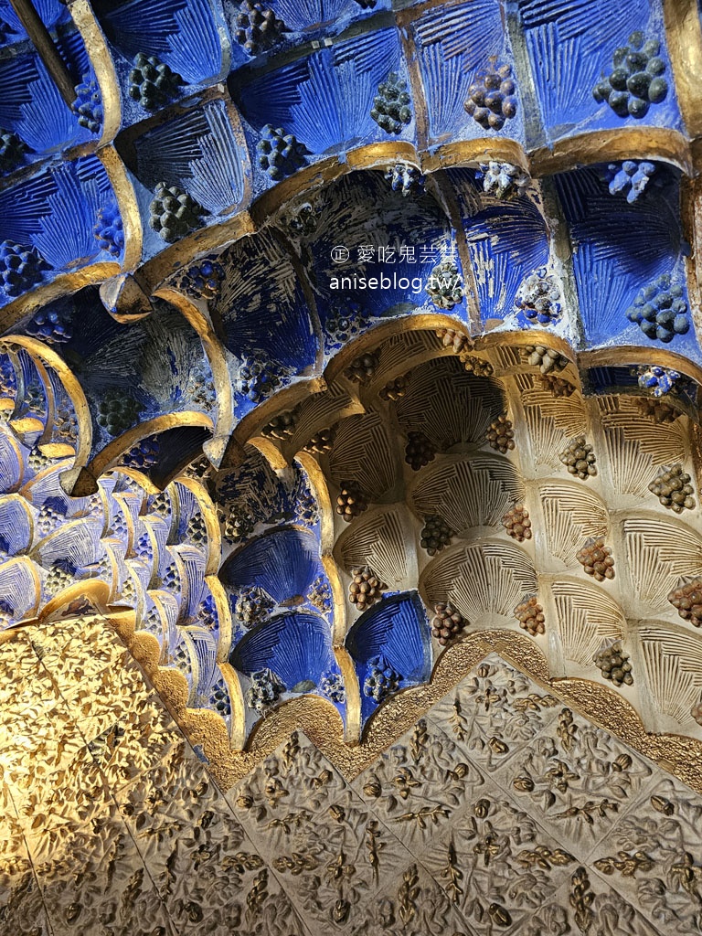 維森斯之家（ Casa Vicens），高第的第一個建築作品，融合東方元素的花不溜丟磁磚風，世界文化遺產
