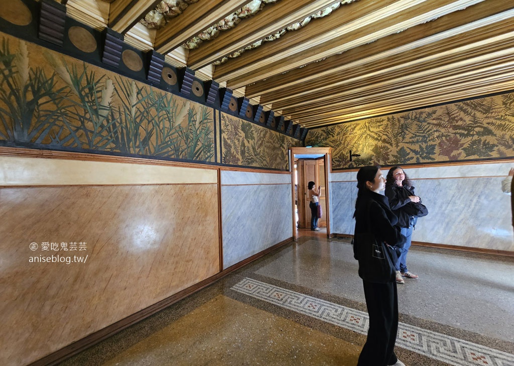 維森斯之家（ Casa Vicens），高第的第一個建築作品，融合東方元素的花不溜丟磁磚風，世界文化遺產