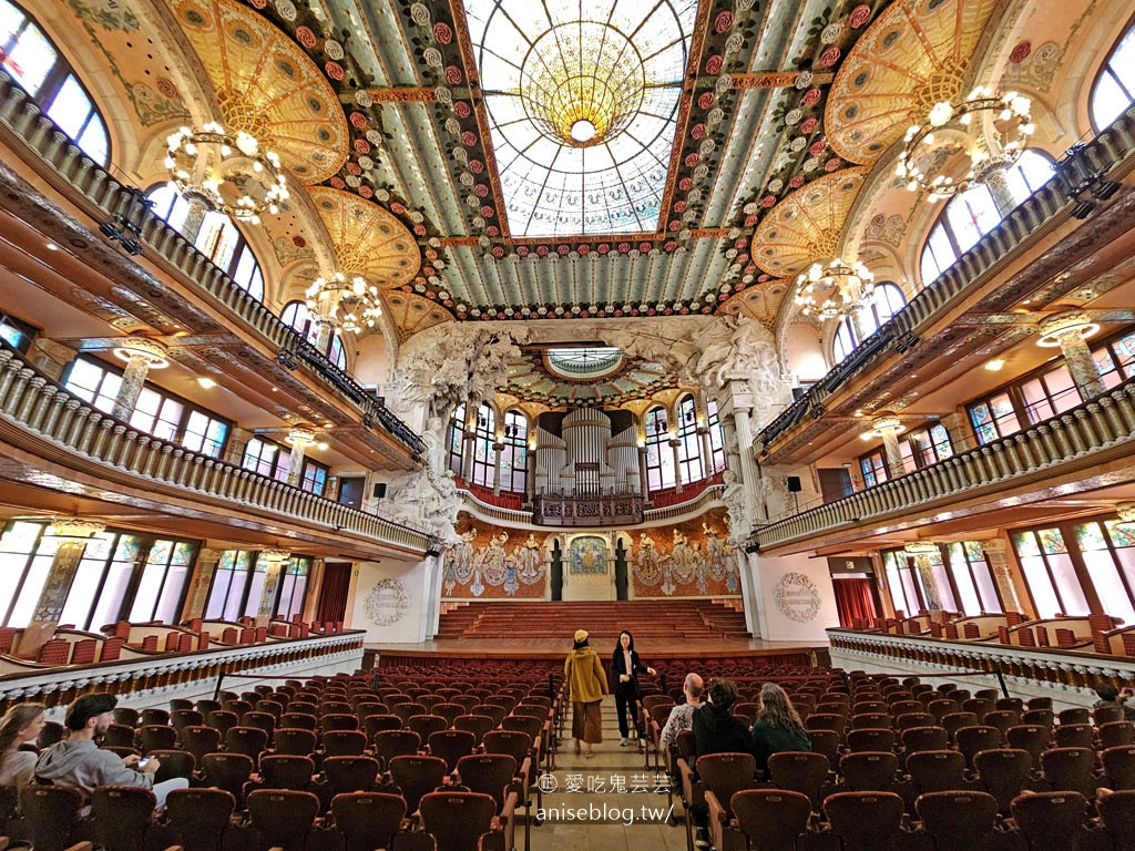 加泰隆尼亞音樂宮，巴塞隆納唯一的現代主義音樂廳 (世界文化遺產)