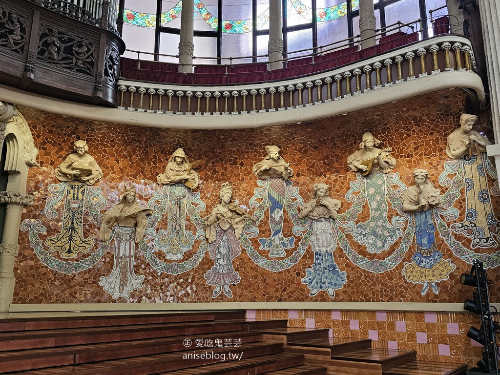 加泰隆尼亞音樂宮，巴塞隆納唯一的現代主義音樂廳 (世界文化遺產)