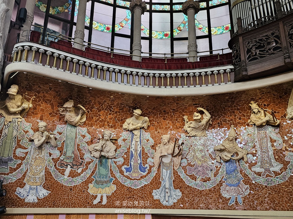 加泰隆尼亞音樂宮，巴塞隆納唯一的現代主義音樂廳 (世界文化遺產)