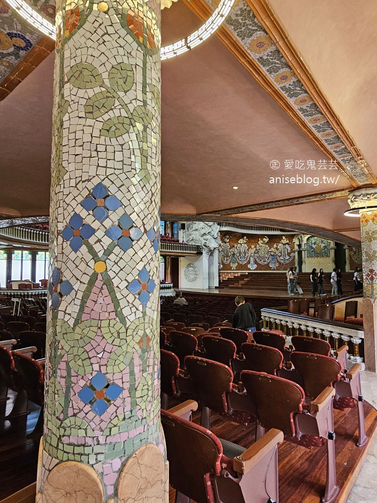 加泰隆尼亞音樂宮，巴塞隆納唯一的現代主義音樂廳 (世界文化遺產)