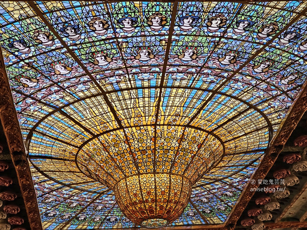 加泰隆尼亞音樂宮，巴塞隆納唯一的現代主義音樂廳 (世界文化遺產)