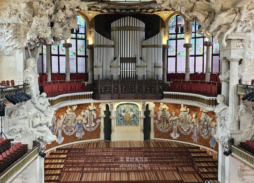 加泰隆尼亞音樂宮，巴塞隆納唯一的現代主義音樂廳 (世界文化遺產)