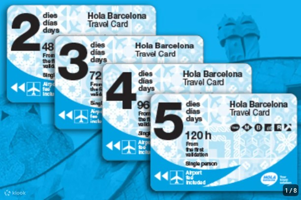 巴塞隆納旅遊卡，不限次數交通卡，自助旅行必備！