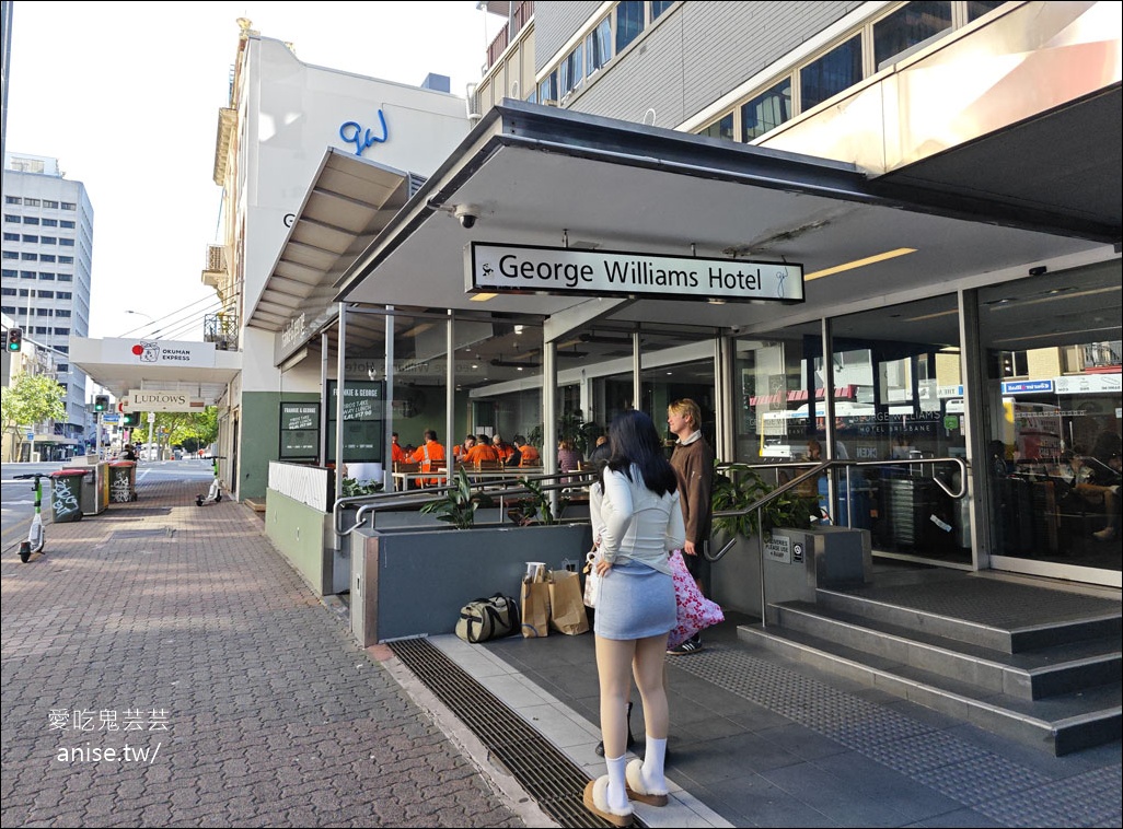 布里斯本住宿 |  George Williams Hotel ，鄰近皇后街精華地段，平價又方便