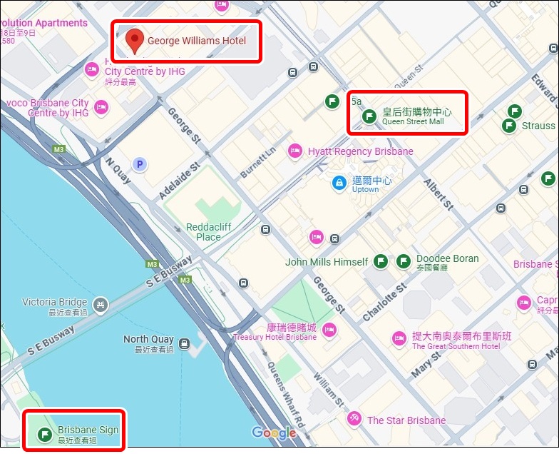 布里斯本住宿 |  George Williams Hotel ，鄰近皇后街精華地段，平價又方便