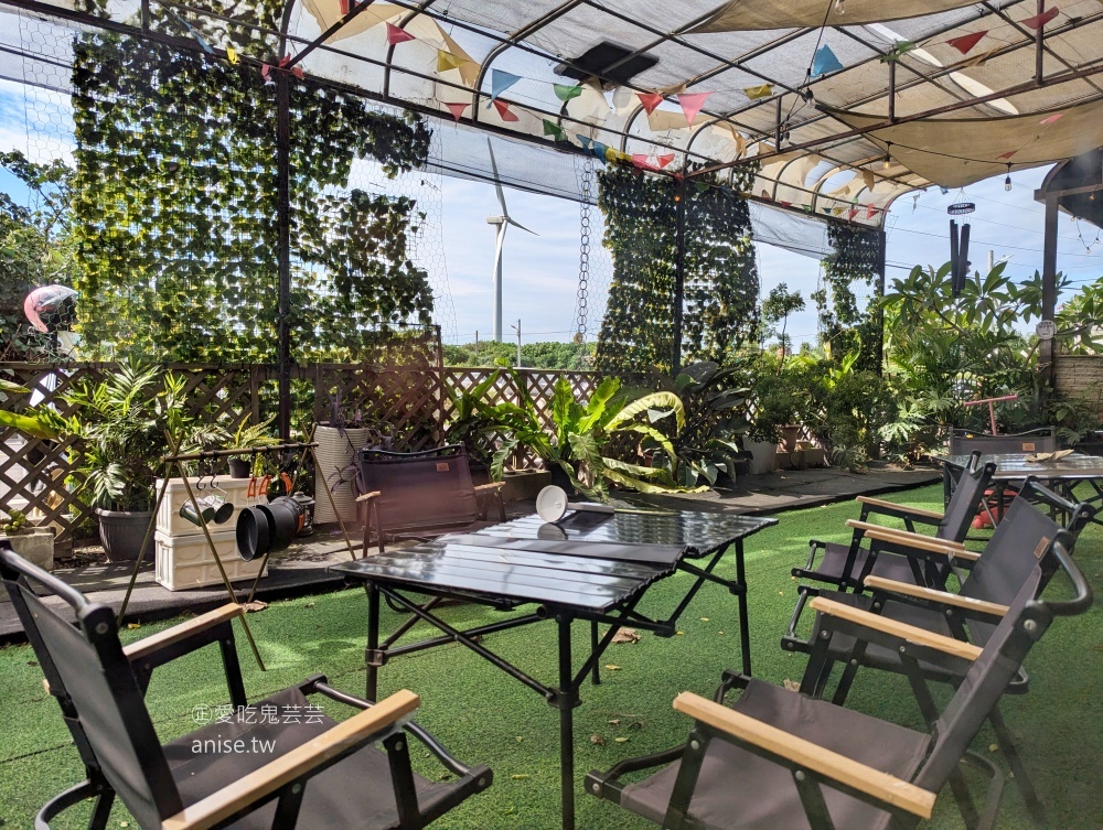 季風沙丘-老樣子三店，看潮音海風車吃日式刨冰，大園草漯沙丘咖啡店(姊姊食記)