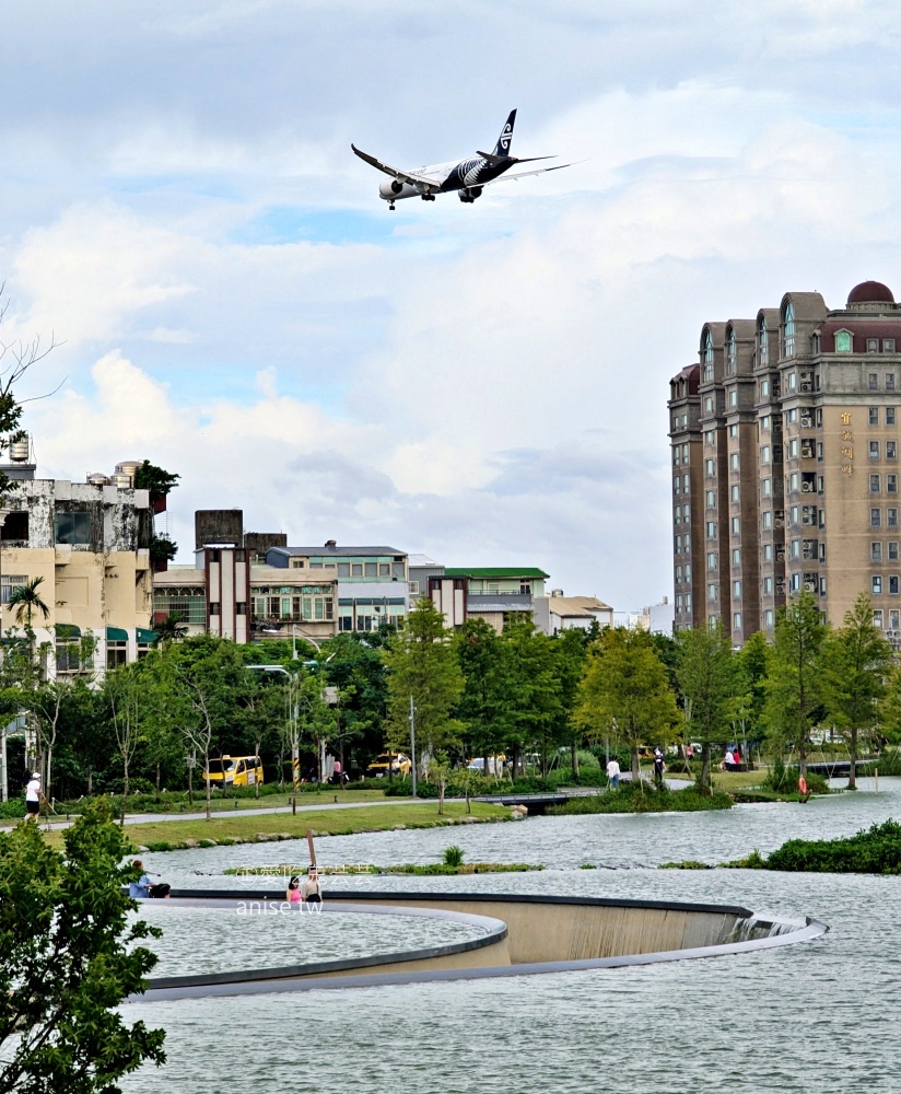 華興池生態埤塘公園，宛如迷你版摩西分海，桃園大園親子景點(姊姊遊記)