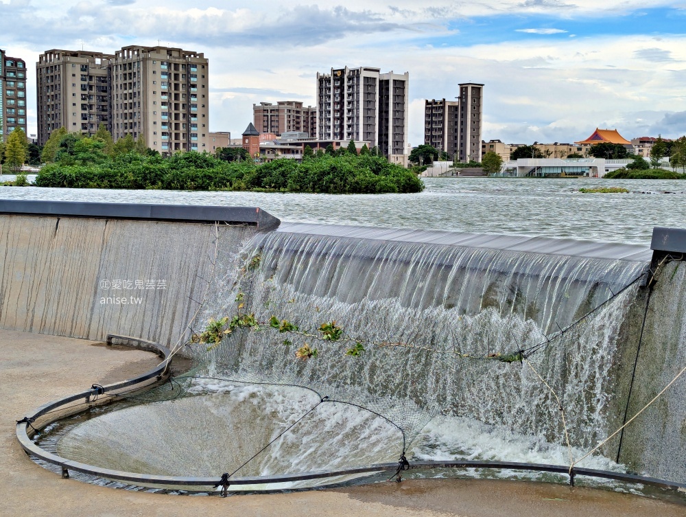 華興池生態埤塘公園，宛如迷你版摩西分海，桃園大園親子景點(姊姊遊記)