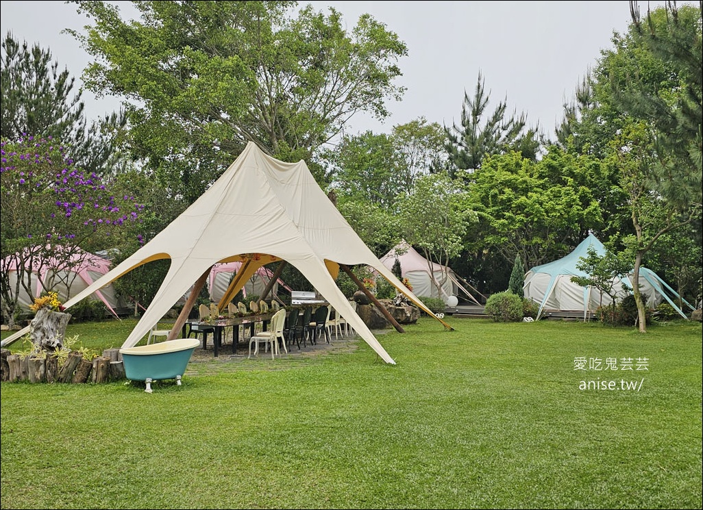 寨酌然野奢庄園，豪華露營、頂級Villa，一泊三食根本超享受！