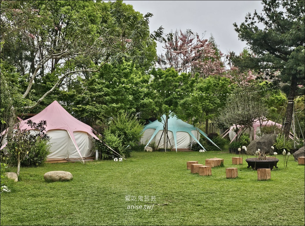 寨酌然野奢庄園，豪華露營、頂級Villa，一泊三食根本超享受！