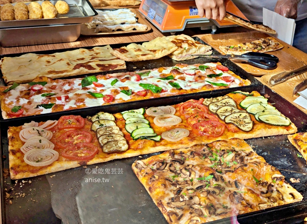 Pizza power，貌不驚人的香腸披薩卻是意外的好吃，中和廟口美食(姊姊食記)