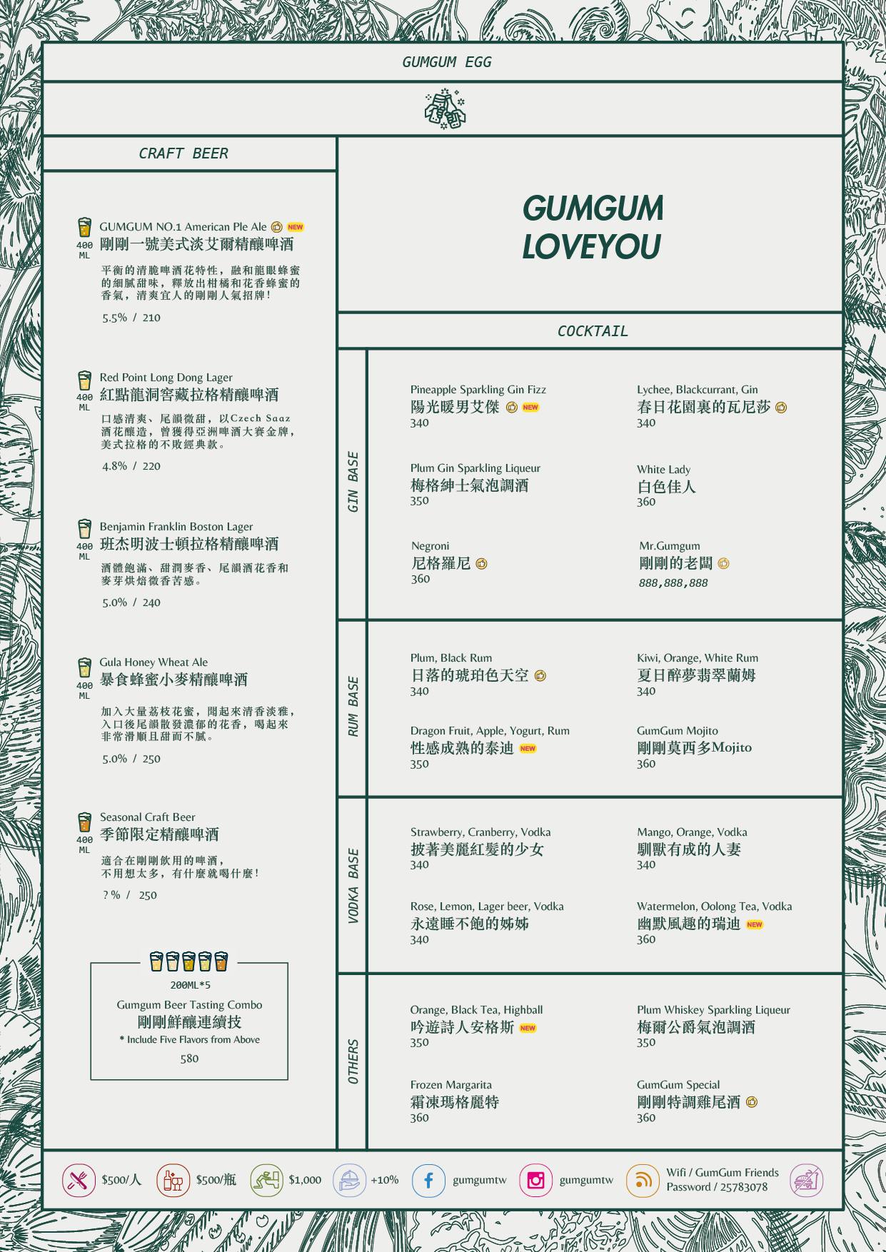 GumGum EGG -剛剛小巨蛋，啤酒雞翅專門店