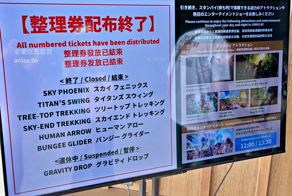 JUNGLIA OKINAWA沖繩，恐龍樂園真實體驗分享(姊姊遊記)