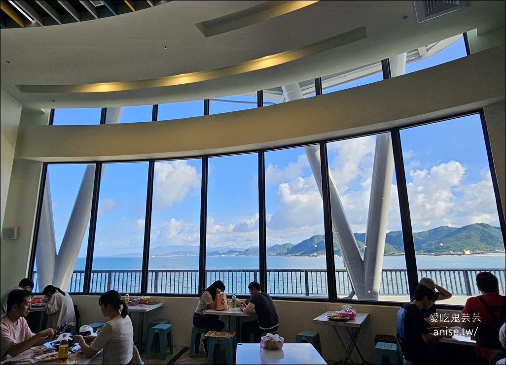 龜吼漁港漁夫市集 | 一樓買海鮮、二樓熱炒+代客料理，用餐區無敵海景太厲害！