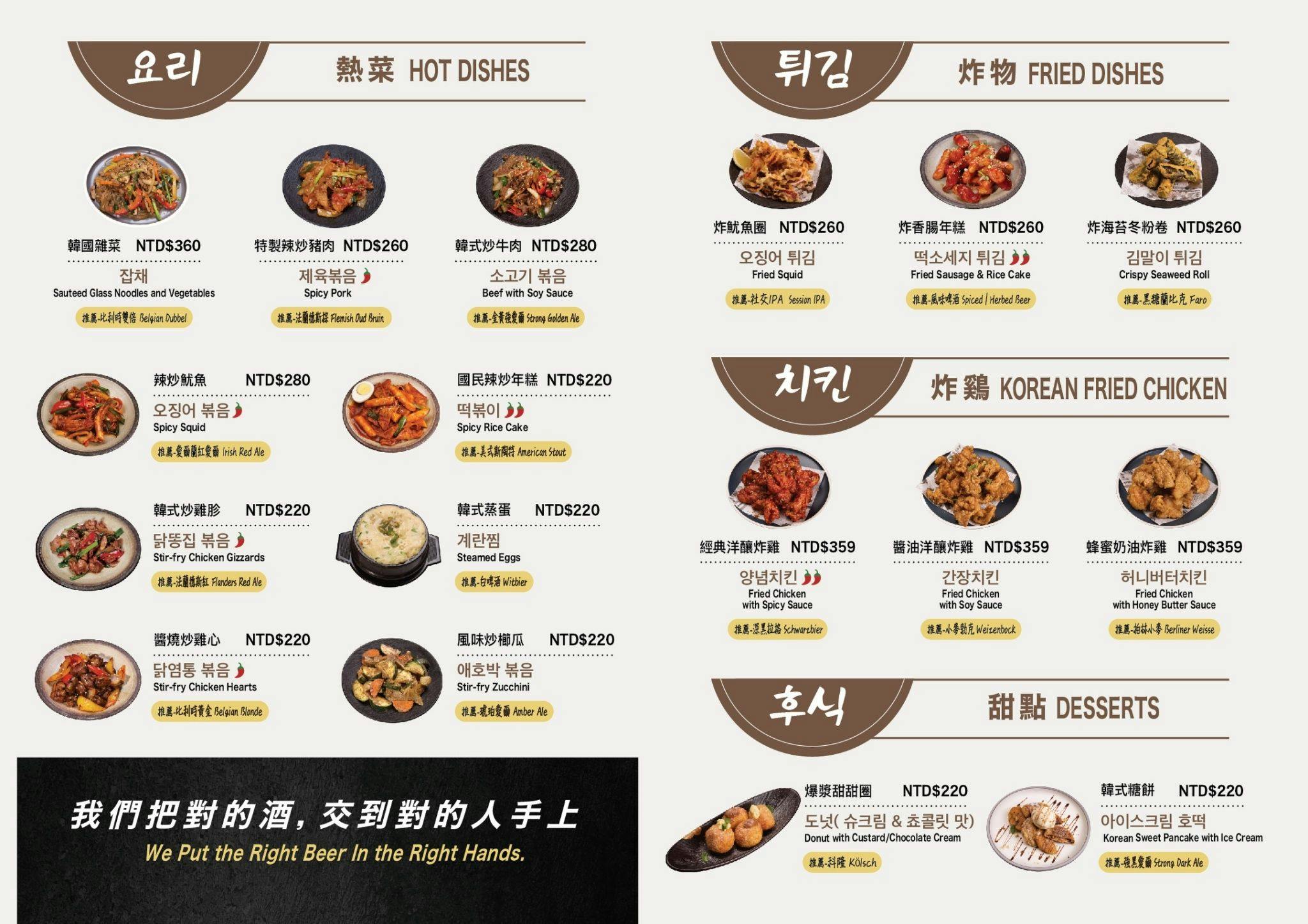 ABV 韓式餐酒館ｘ精釀啤酒，侍酒師教你挑選最搭配餐點精釀啤酒的秘訣！(文末菜單)