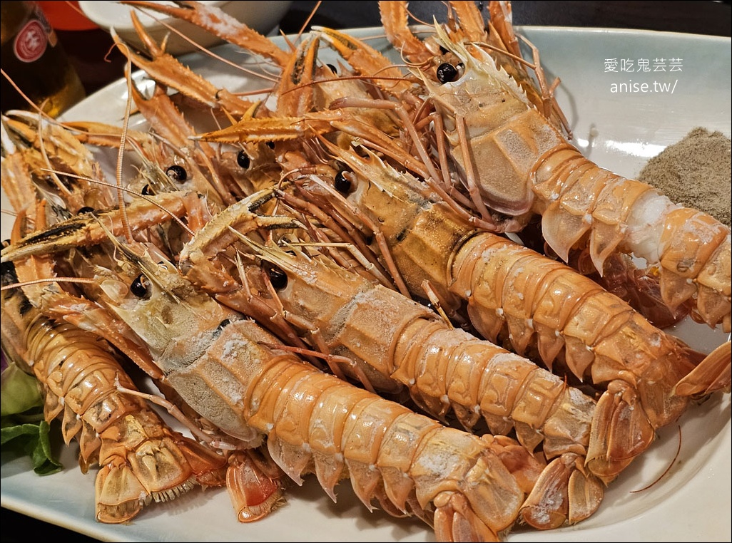 來益漁行(海燒)，礁溪海鮮N訪，角蝦、甜蝦吃到飽也太爽，紅喉超讚