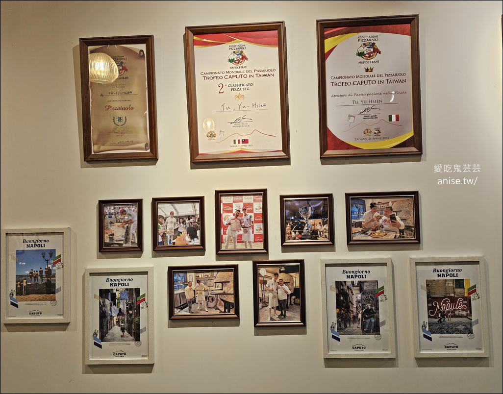 旋轉披薩Gira Pizza，道地拿坡里Pizza 超好味！