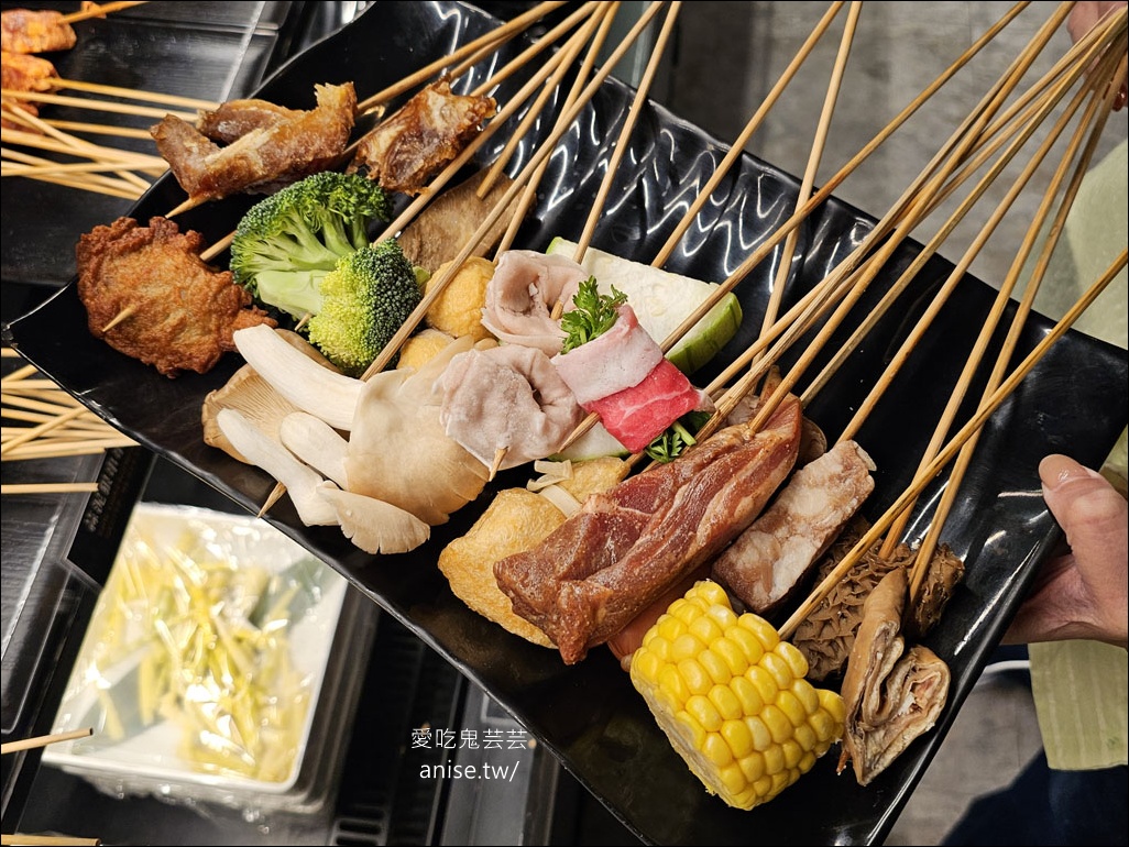 ABV串串啤酒館 西門店，一串10元隨便拿，重慶辣、台灣辣任選！(文末菜單)