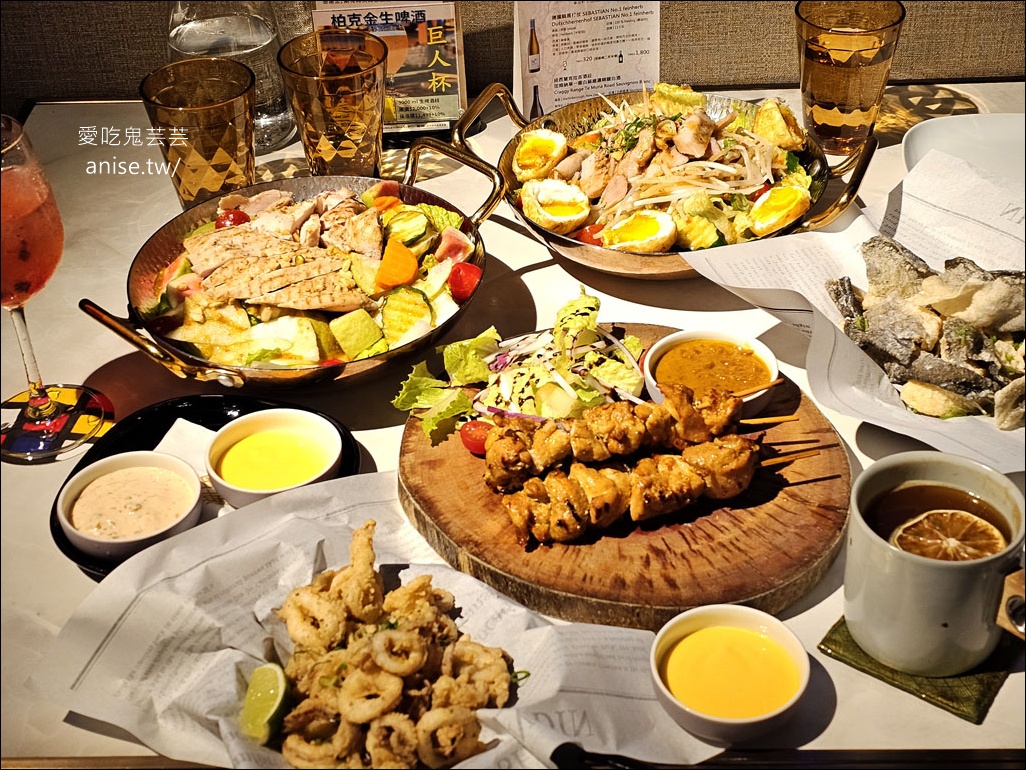 華山町餐酒館，忠孝新生站質感餐酒館，周末夜貓好去處 @愛吃鬼芸芸