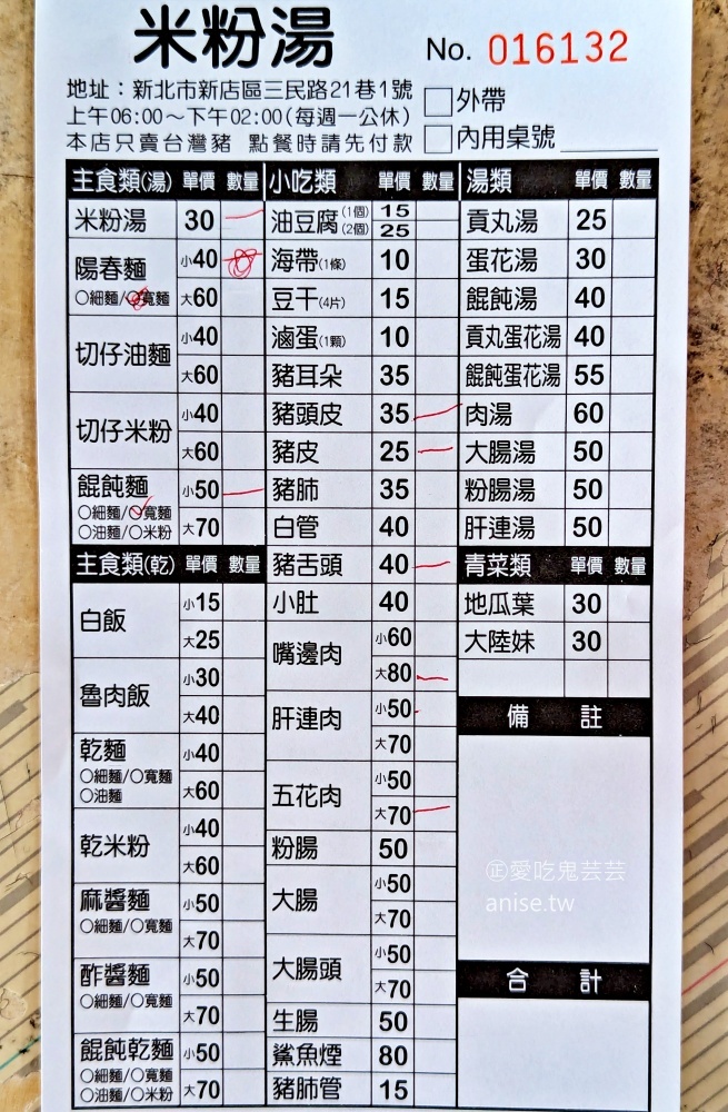 崇光米粉湯（帥哥米粉湯），厚切豬舌便宜又美味，新店捷運七張站美食(姊姊食記)
