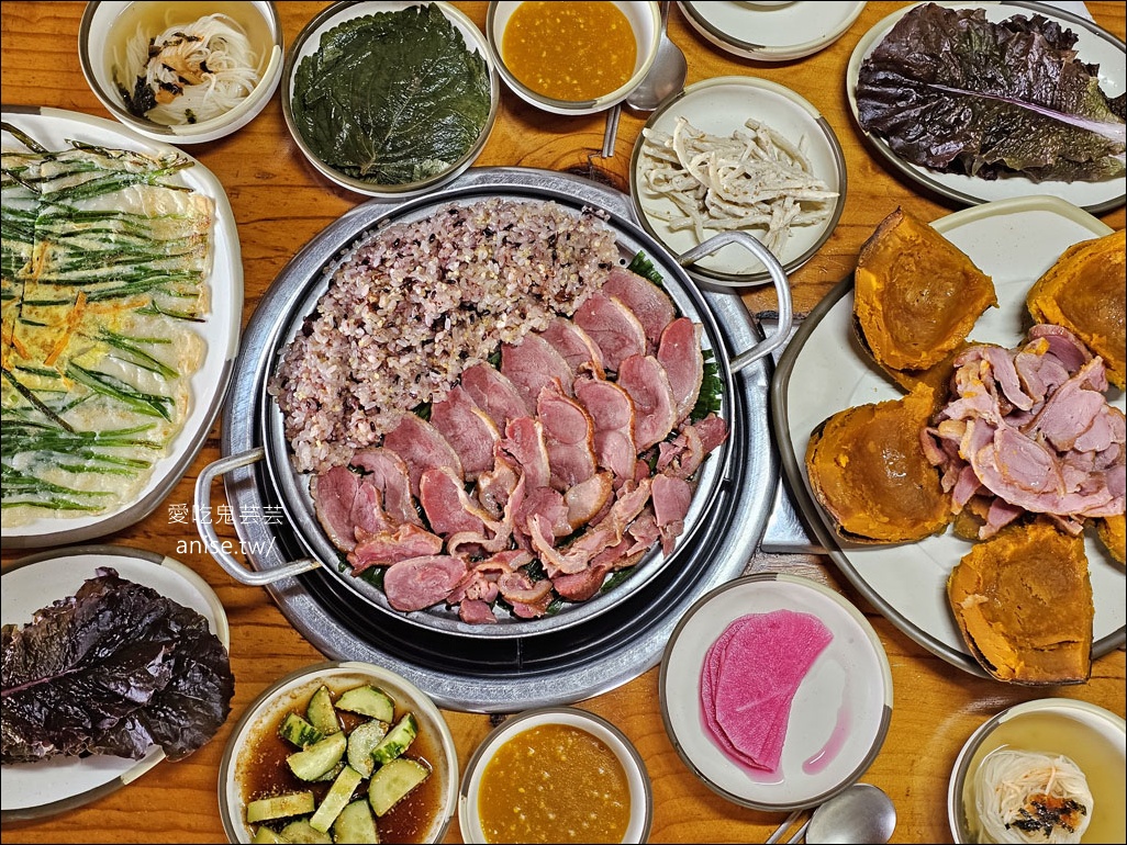 慶州美食 | 鄉之味南瓜鴨 (호박고을)，讓人驚豔的慶州鄉土料理 @愛吃鬼芸芸