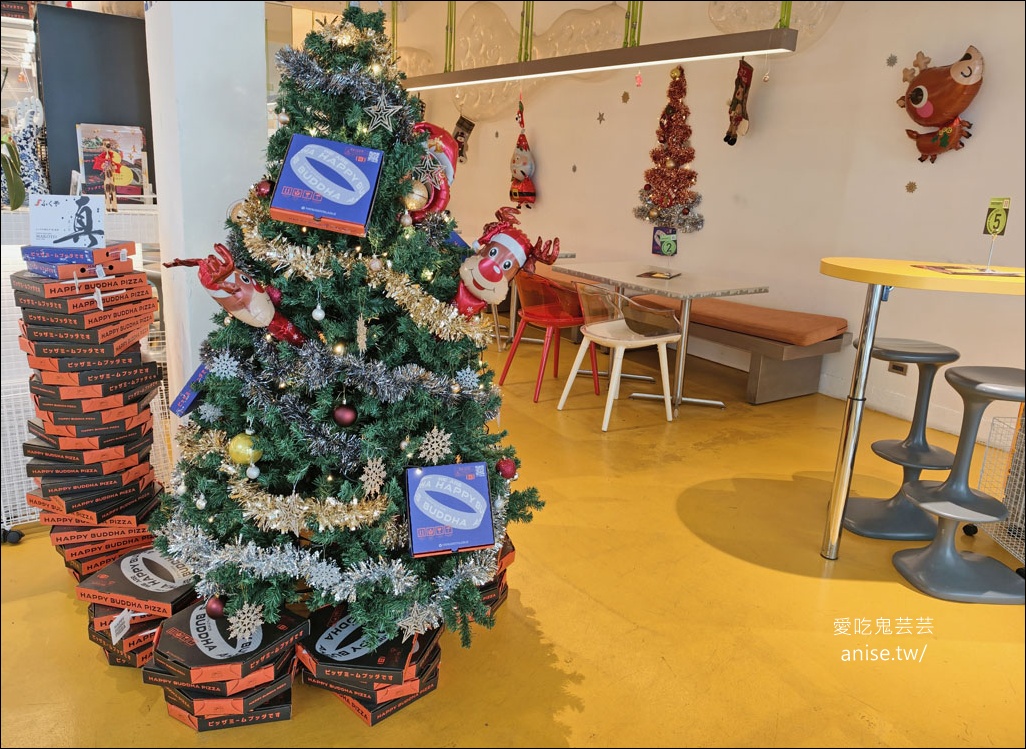 批薩謎勒 Happy Buddha Pizza，捷運中山國小站超值Pizza、義大利麵，很不錯耶！