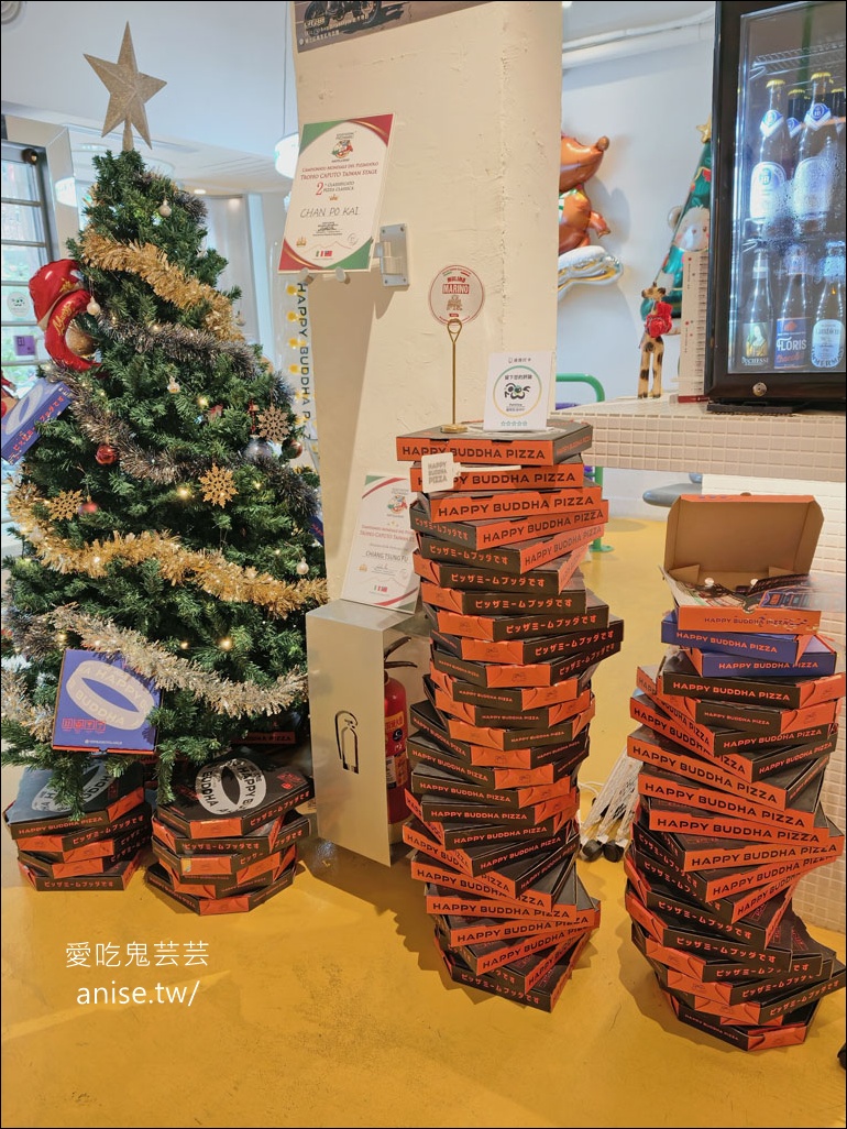 批薩謎勒 Happy Buddha Pizza，捷運中山國小站超值Pizza、義大利麵，很不錯耶！