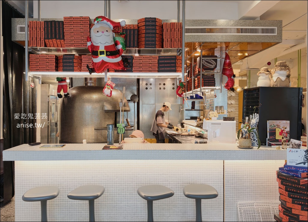 批薩謎勒 Happy Buddha Pizza，捷運中山國小站超值Pizza、義大利麵，很不錯耶！