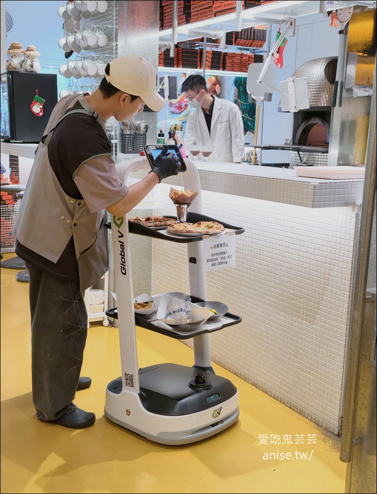 批薩謎勒 Happy Buddha Pizza，捷運中山國小站超值Pizza、義大利麵，很不錯耶！