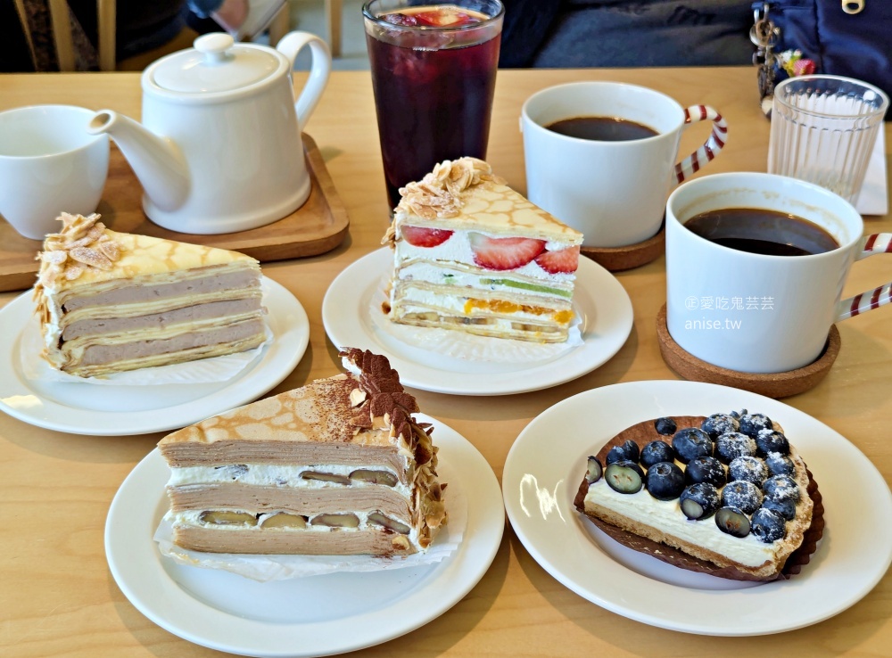 Gather食聚咖啡，搬家到員山後再訪，宜蘭千層蛋糕甜點下午茶(姊姊食記)