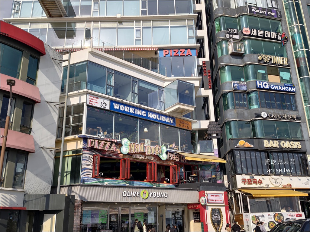 Working holiday busan，釜山廣安里海景早午餐/咖啡廳，美死我了！