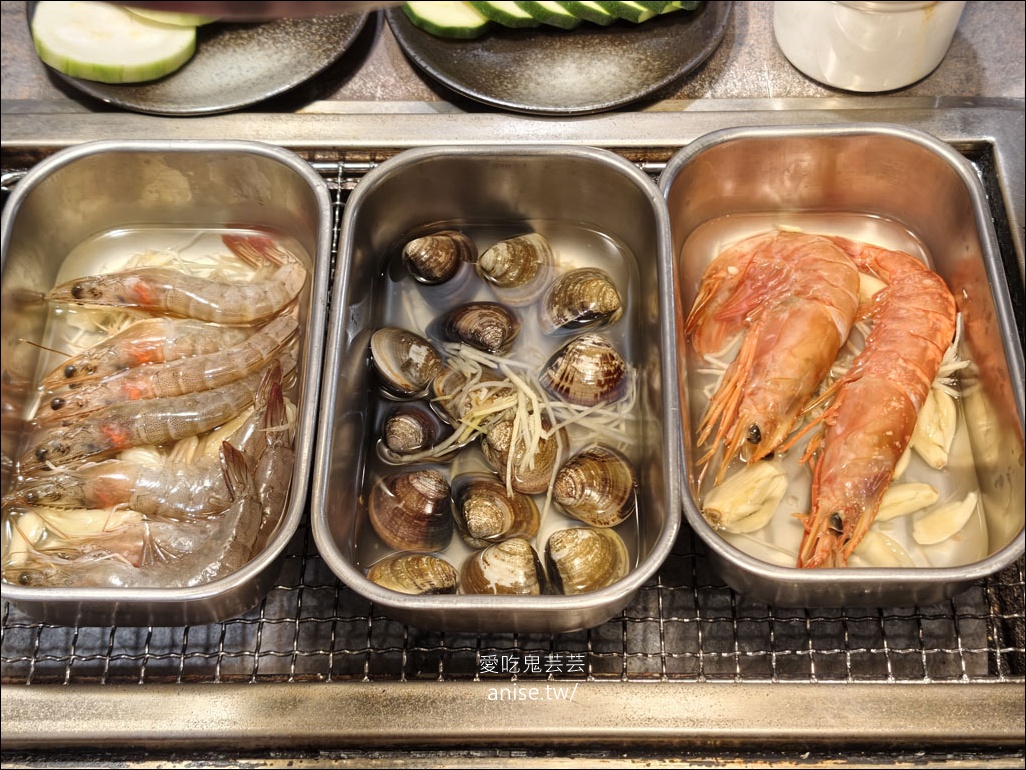 吃爆生蠔、牛舌！ 津炙燒烤，澎湖生蠔、牛舌、牛小排、干貝、鮑魚、天使紅蝦通通吃到飽！