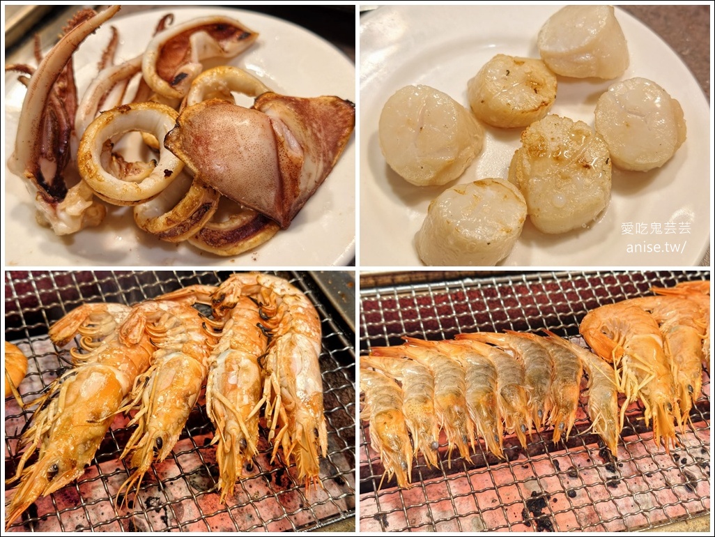 吃爆生蠔、牛舌！ 津炙燒烤，澎湖生蠔、牛舌、牛小排、干貝、鮑魚、天使紅蝦通通吃到飽！