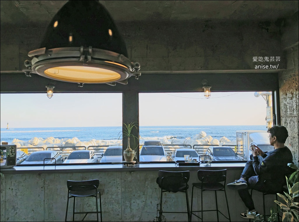 青沙浦海景咖啡 | Liberta，海雲台膠囊列車盡頭，海景第一排烘焙咖啡店