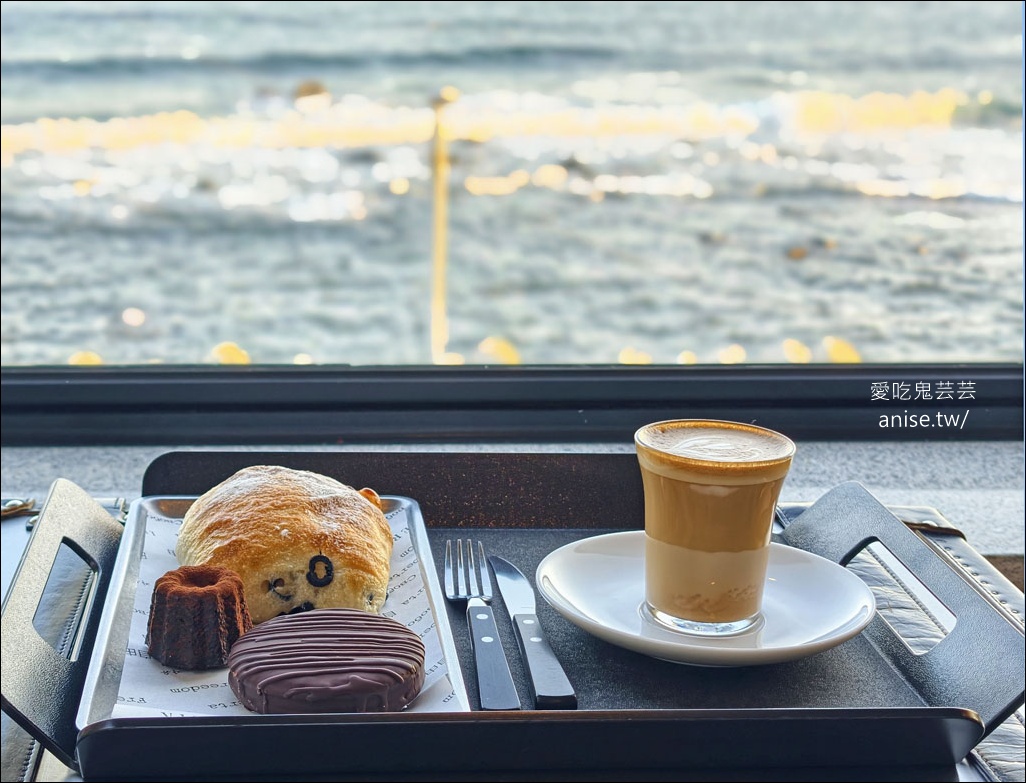 青沙浦海景咖啡 | Liberta，海雲台膠囊列車盡頭，海景第一排烘焙咖啡店