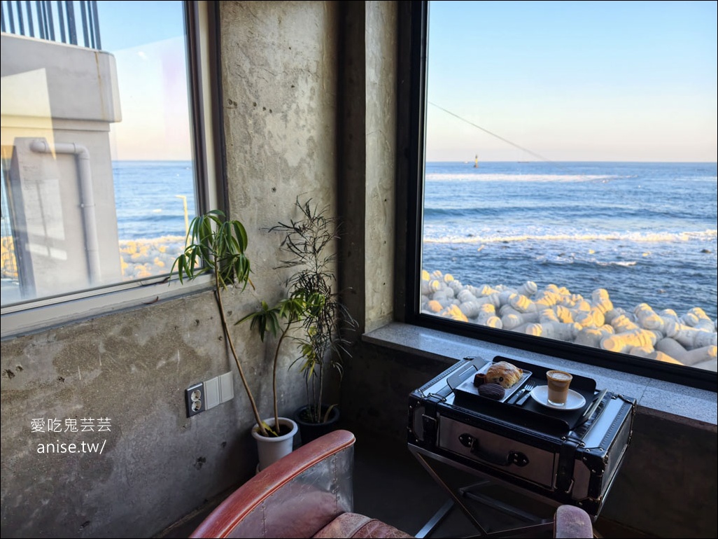 青沙浦海景咖啡 | Liberta，海雲台膠囊列車盡頭，海景第一排烘焙咖啡店