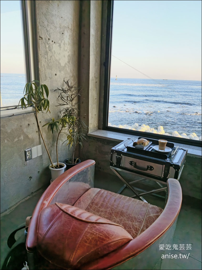 青沙浦海景咖啡 | Liberta，海雲台膠囊列車盡頭，海景第一排烘焙咖啡店