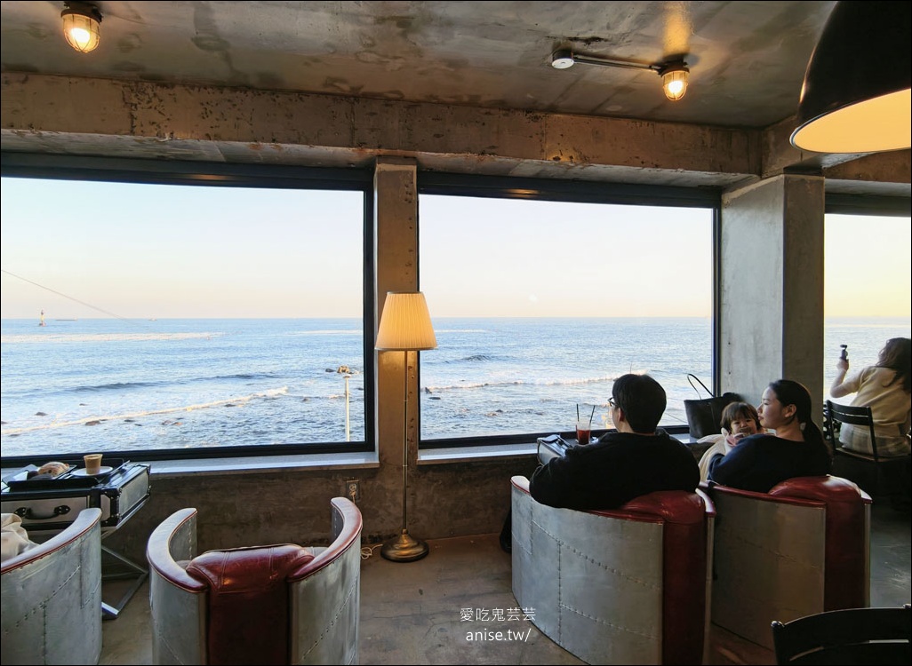 青沙浦海景咖啡 | Liberta，海雲台膠囊列車盡頭，海景第一排烘焙咖啡店