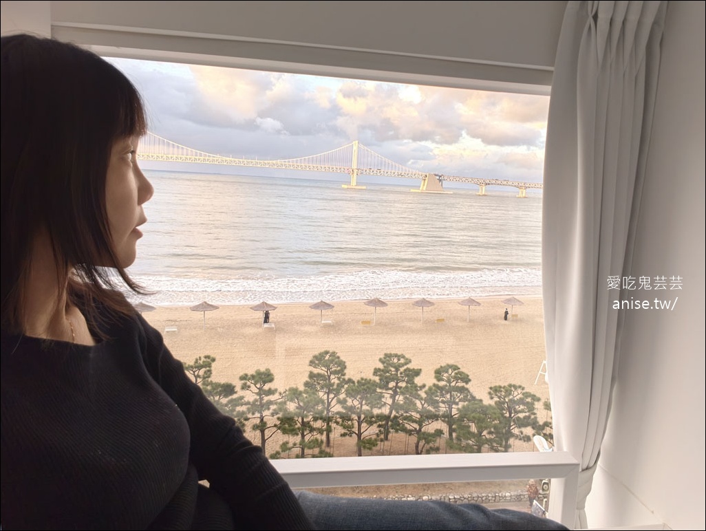 廣安里CP值最高海景住宿 | 廣安里飯店1 (Gwanganli Hotel 1) ，有膠囊房、宿舍房、一般房型